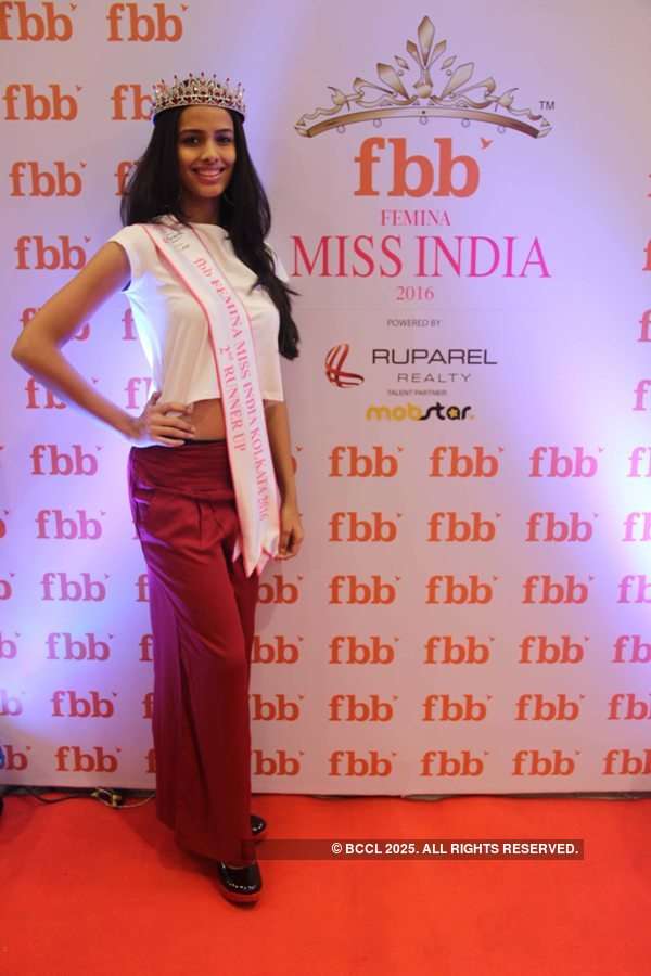 Miss India Kolkata 2016 winners at fbb store