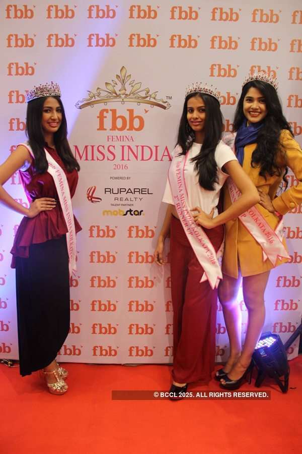 Miss India Kolkata 2016 winners at fbb store