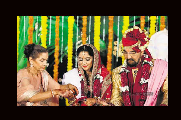 Kabir Bedi's wedding celebrations