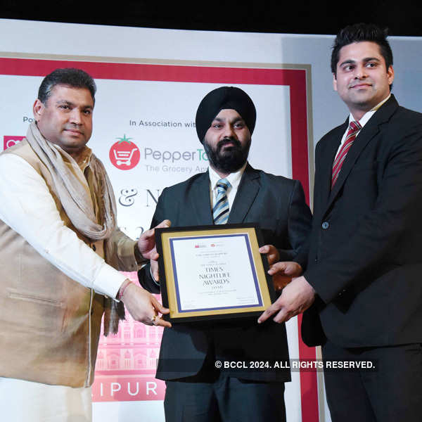 Times Nightlife Awards '16 - Jaipur: Winners