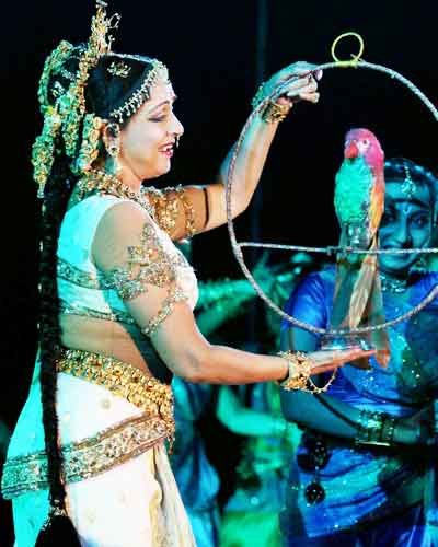 Hema performs on Durga Puja