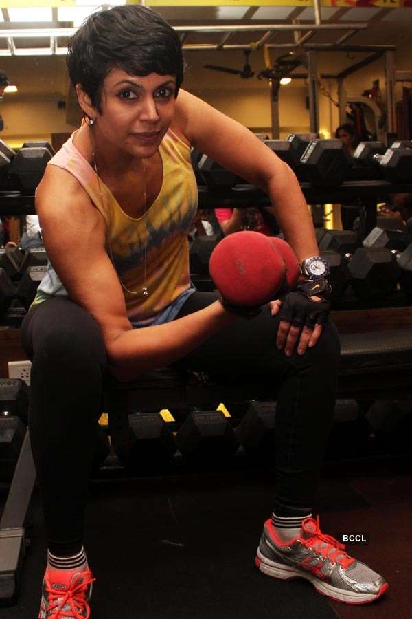 Mandira Bedi's Fitness Mantra at Muscle Talk Gym