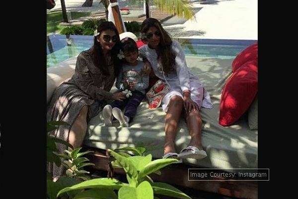 PIC: Aishwarya Rai, Aaradhya and Shweta in the Maldives