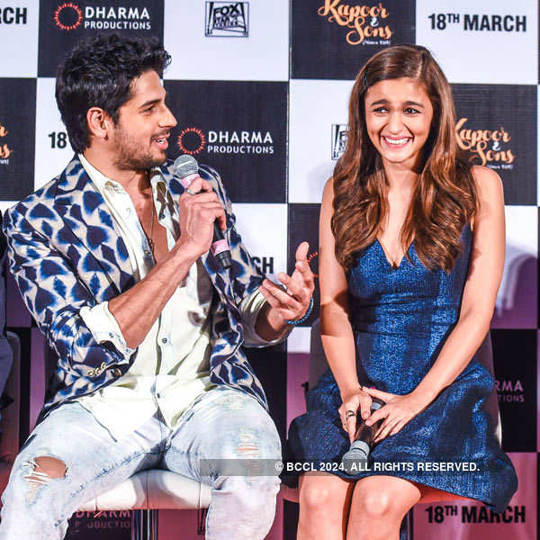 Kapoor & Sons: Trailer launch