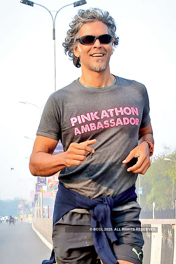 Milind Soman @ Marathon
