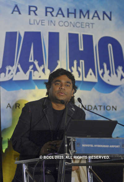 A.R Rahman at a press meet