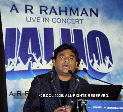 A.R Rahman at a press meet