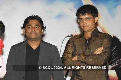 Ganguly, Rahman at press meet