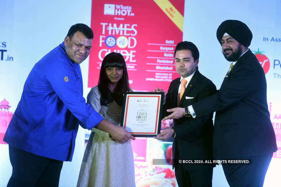 Times Food Guide Awards '16 - Delhi: Winners