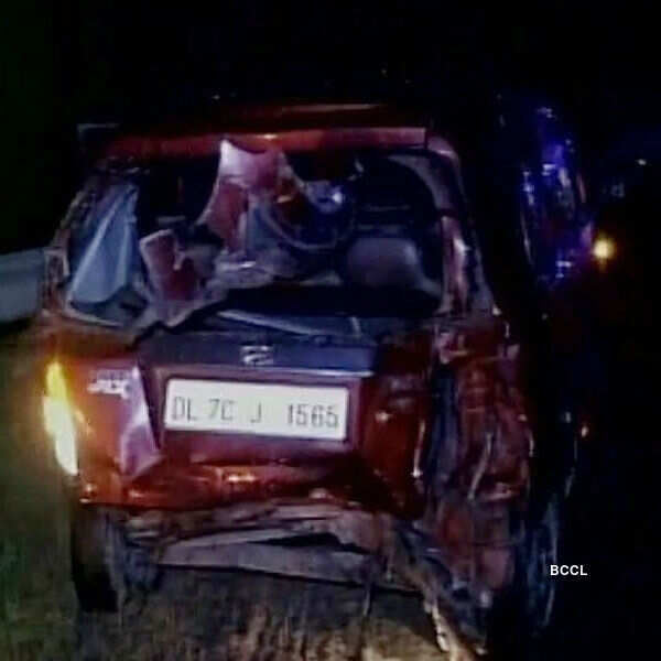Smriti Irani injured in car accident