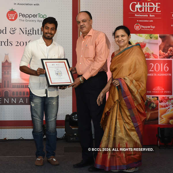 Times Food Guide Awards '16 - Chennai: Winners