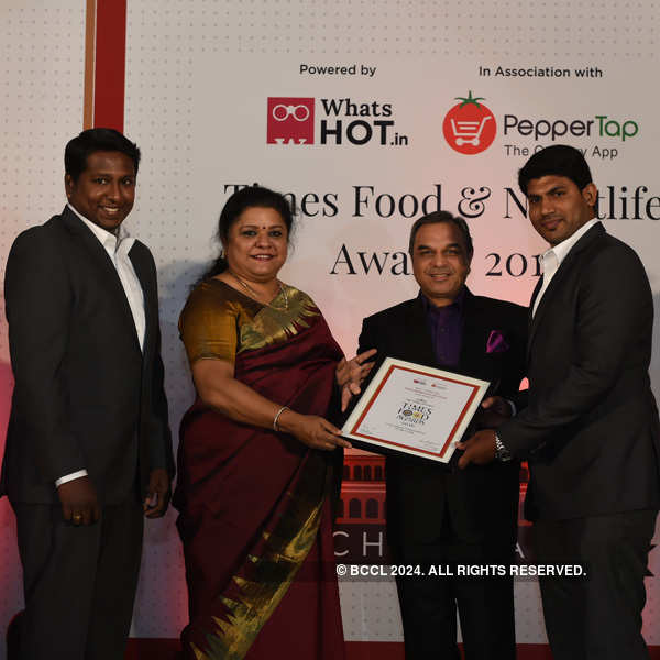 Times Food Guide Awards '16 - Chennai: Winners