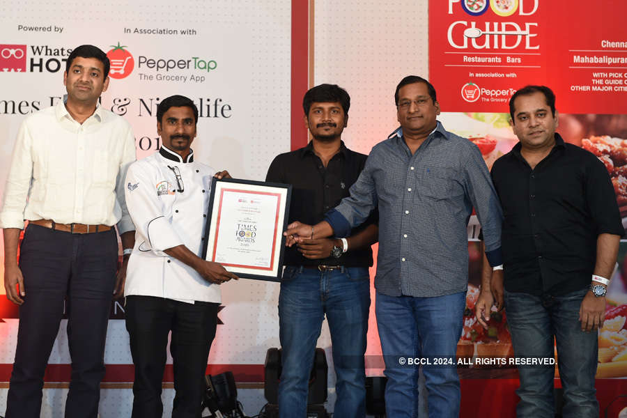 Times Food Guide Awards '16 - Chennai: Winners