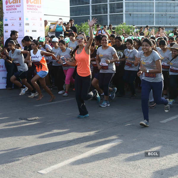 Kareena & Arjun at Women Marathon