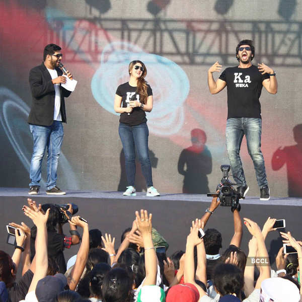 Kareena & Arjun at Women Marathon