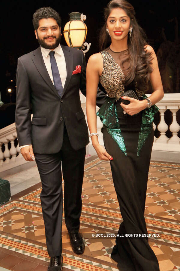 Socialites at a charity dinner