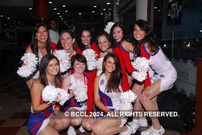 White Mischief cheerleaders 