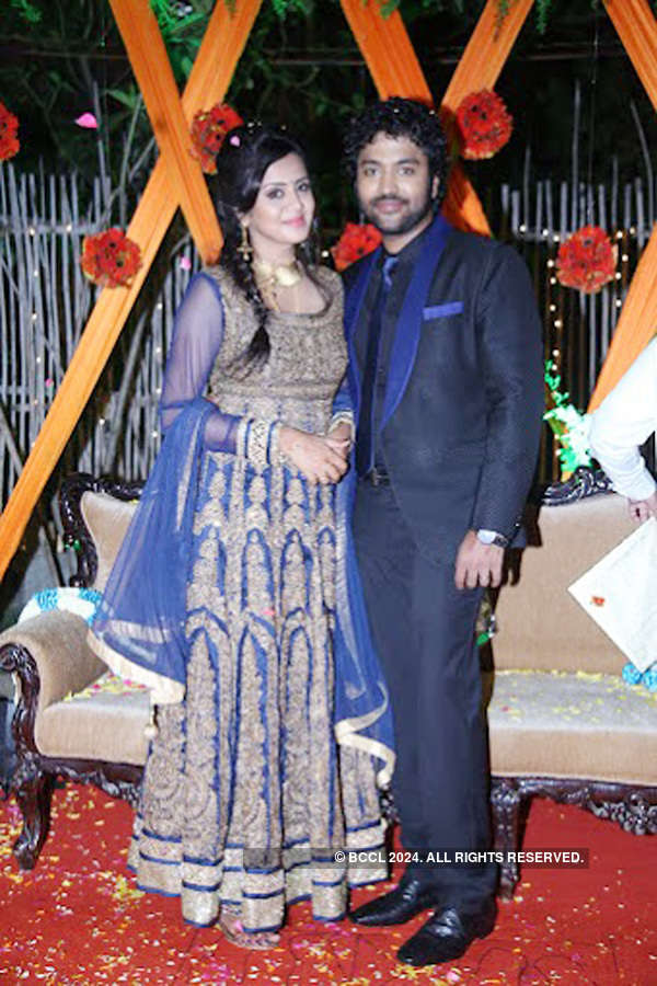 VJ Anjana & Chandran’s wedding reception