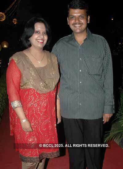 Amruta and Devendra Fadanvis