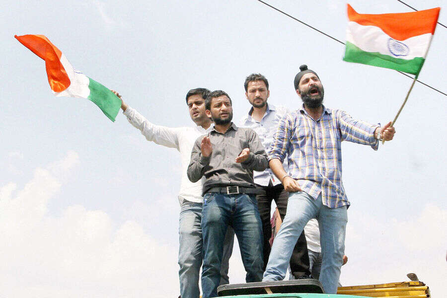 NIT Srinagar outstation students take out march