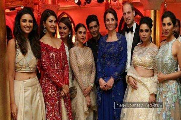 B-Town pose with Prince William and Kate Middleton