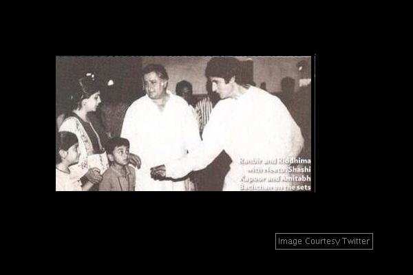 Vintage PIC: Amitabh Bachchan with little Ranbir Kapoor