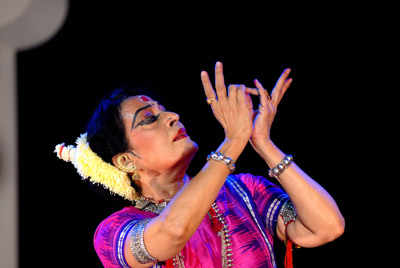 Sonal Mansingh performs