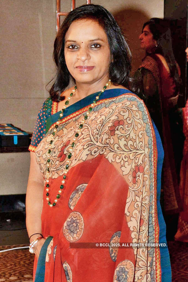 Socialites at talk event