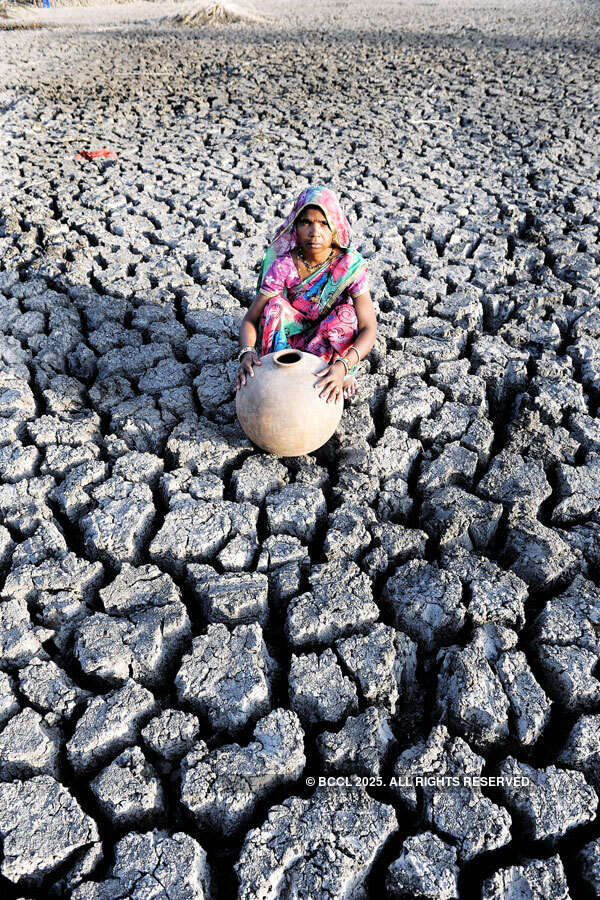 Drought affected places in India