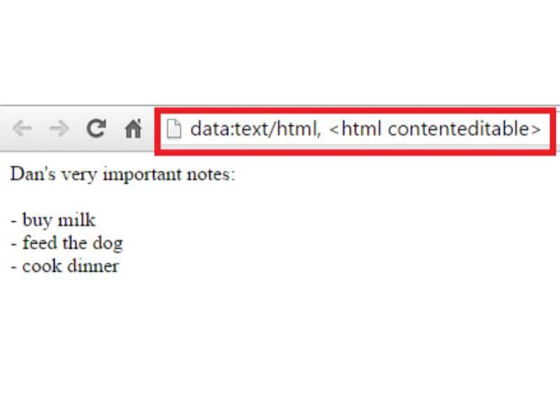 Turn your browser into a notepad
