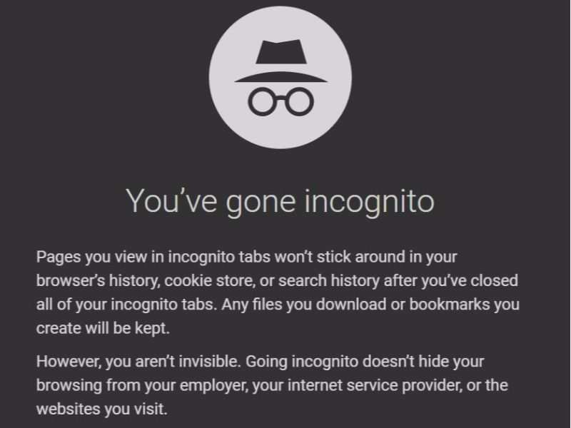 Incognito Mode Gadgets Now