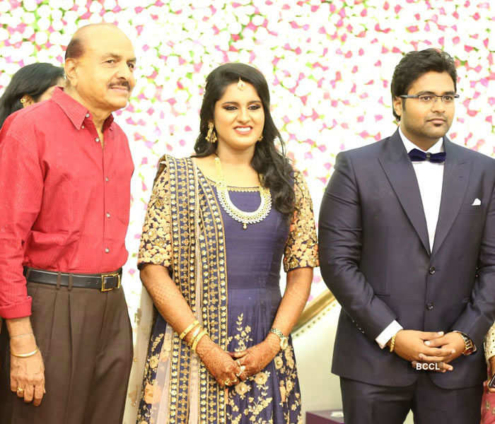 Mallika & Arjun Krishnan's wedding reception