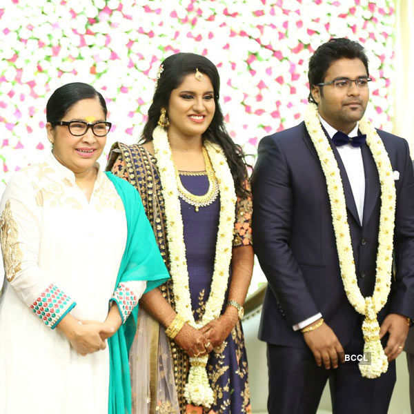 Mallika & Arjun Krishnan's wedding reception