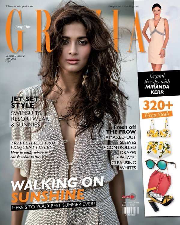 Sushrii Shreya Mishraa dazzles on the cover of Grazia India