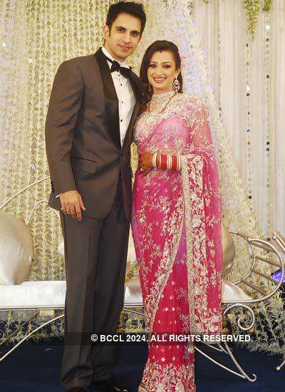 Pooja's wedding reception