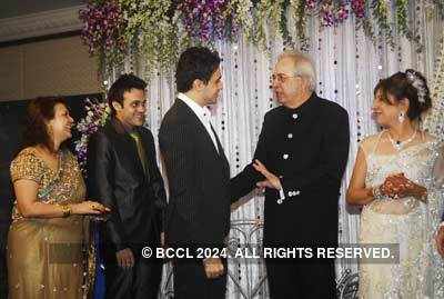 Pooja's wedding reception