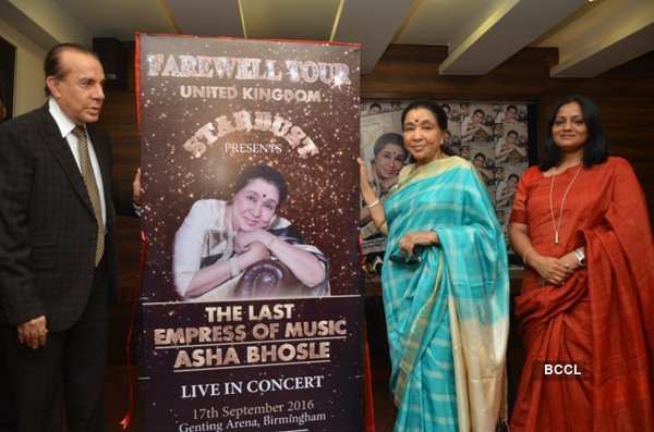 Asha Bhosle announced her UK farewell tour