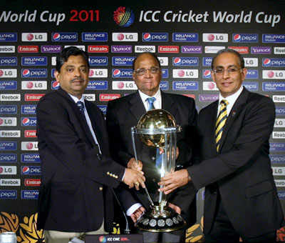 World Cup '11 Trophy Unveiled