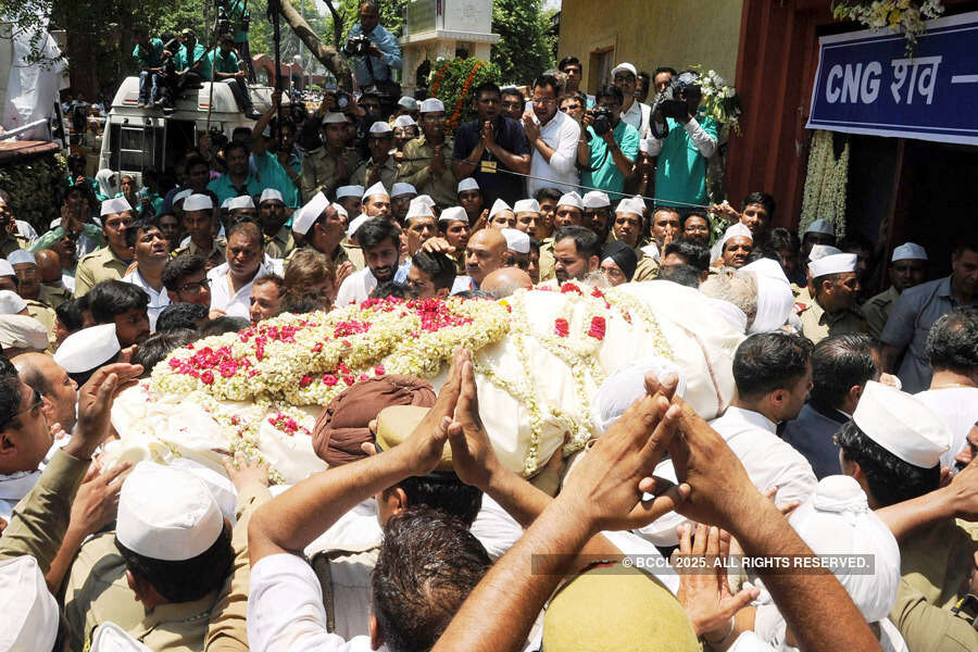 Nirankari chief's funeral ceremony