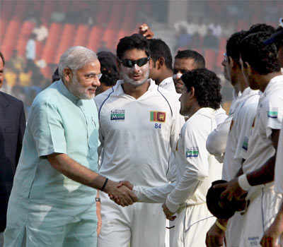 Modi felicitates Indian team