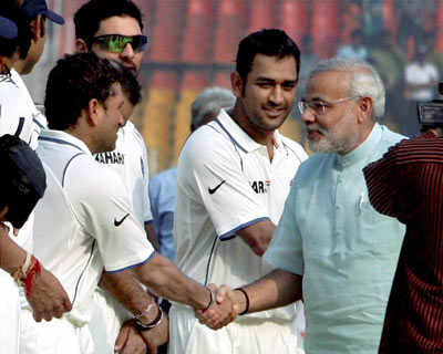 Modi felicitates Indian team