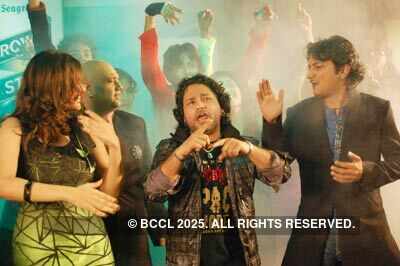 Kailash Kher at Shoot