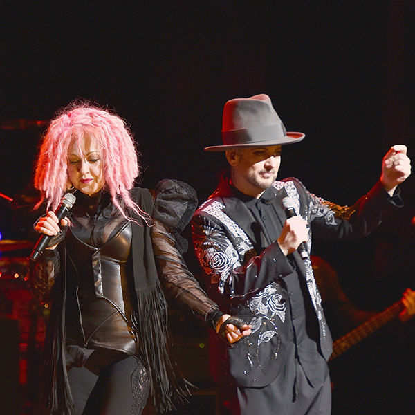 Cyndi Lauper & Boy George in concert