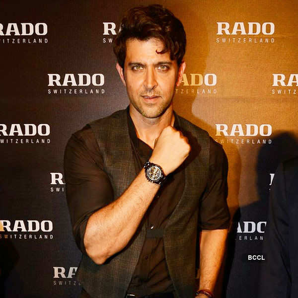 Hrithik endorses Rado watches