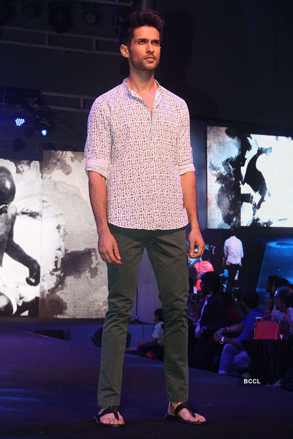 Sachin walks the ramp