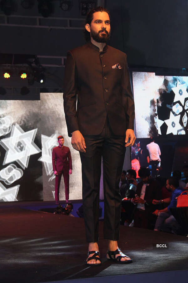 Sachin walks the ramp