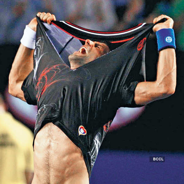 Djokovic celebrates French Open victory