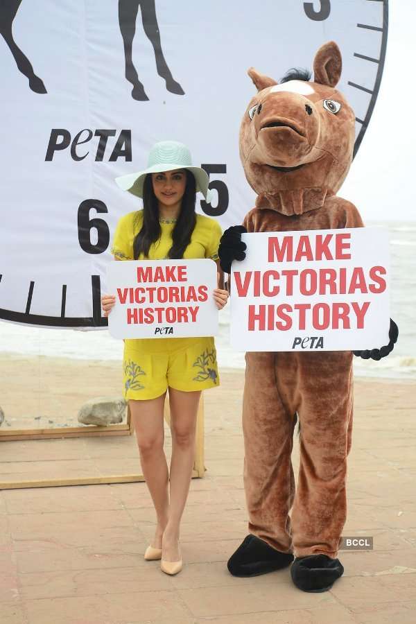 Adah Sharma shoots for PETA