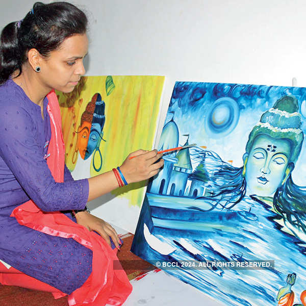 Art workshop in Banaras