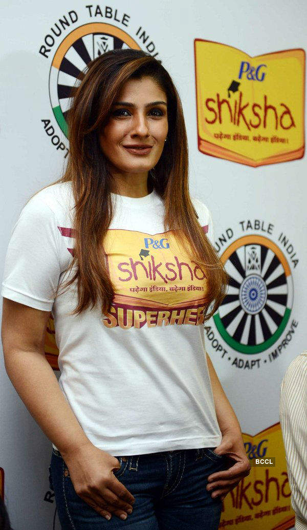 Raveena Tandon promotes P&G Shiksha